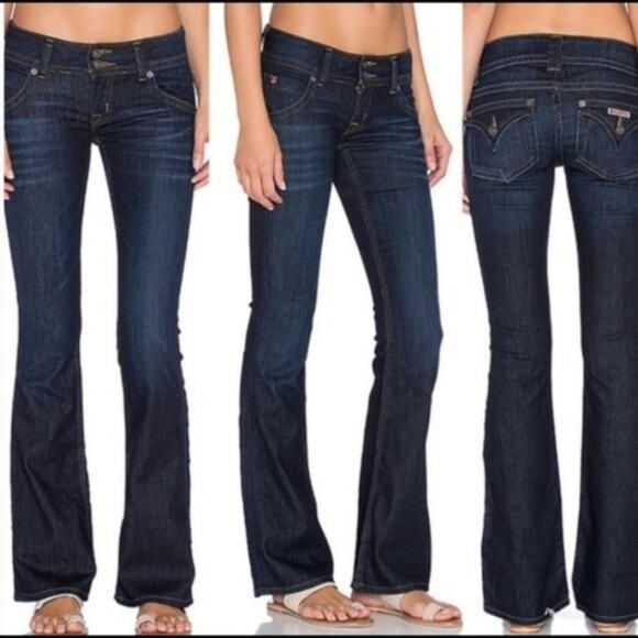 Hudson Signature Bootcut Dark Wash Back Flap Pocket - Picture 8 of 8